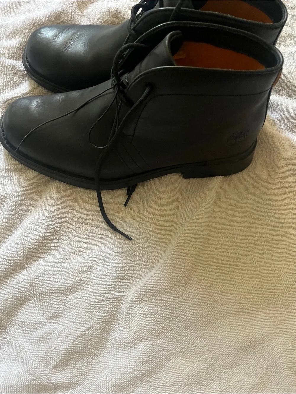 Timberland Men’s Black Leather Chukka Boots - Lace-Up Ankle Boots